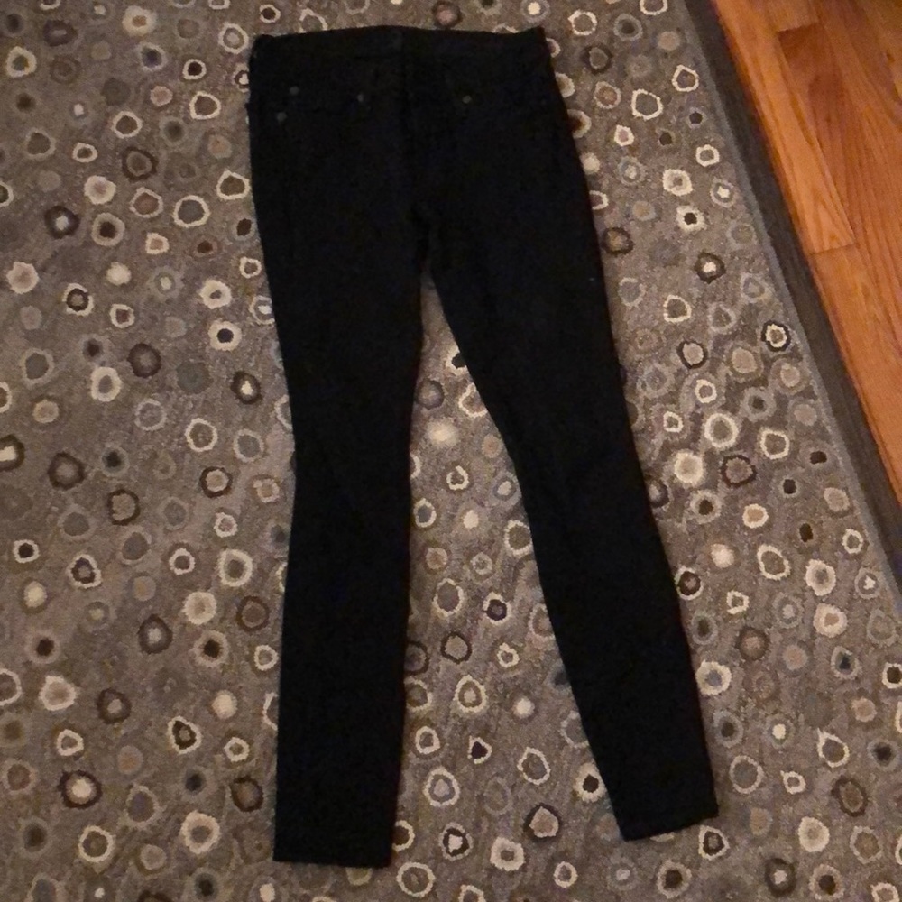 Black nylon 7 pants gwenevere